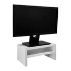 Suporte Para Monitor Base De Mesa Branco Madeira