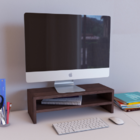 Suporte Para Monitores Mesa Elevado Home Office Organização 5