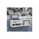 Suporte Para Notebook Home Branco Parede Organizador Aéreo