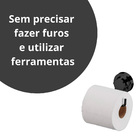 Suporte Para Papel Higiênico C/ Ventosa-future - Onix