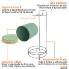 Suporte Para Papel Higiênico Com Lixeira Basculante Dourada 5