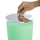 Suporte Para Papel Higiênico Cromado Com Lixeira 5 Litros - V