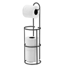 Suporte Para Papel Higiênico De Chão Ou Parede 3 Rolos Onix P