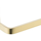 Suporte Para Papel Higiênico Dourado Fosco Mod. Quadrado Em A