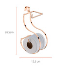 Suporte Para Papel Higienico Em Cobre Future 1096rg