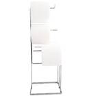 Suporte Para Papel Higiênico Papeleira De Chão 4 Rolos