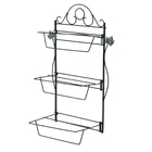 Suporte para Parede Ferro Horta Gourmet 83x37cm Branco