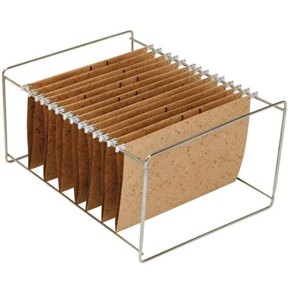 Suporte Para Pastas Suspensas Menno Até 50 Pastas Cromado Uni