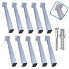 Suporte Para Pia De Parafusar 40cm 10 Pçs Grapa Para Granito