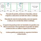 Suporte Para Pia De Parafusar 40cm 2 Peças Grapa P/ Granito