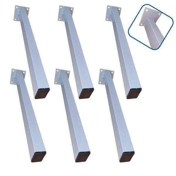 Suporte Para Pia De Parafusar 60 Cm 20 Peças Grapa Bancada