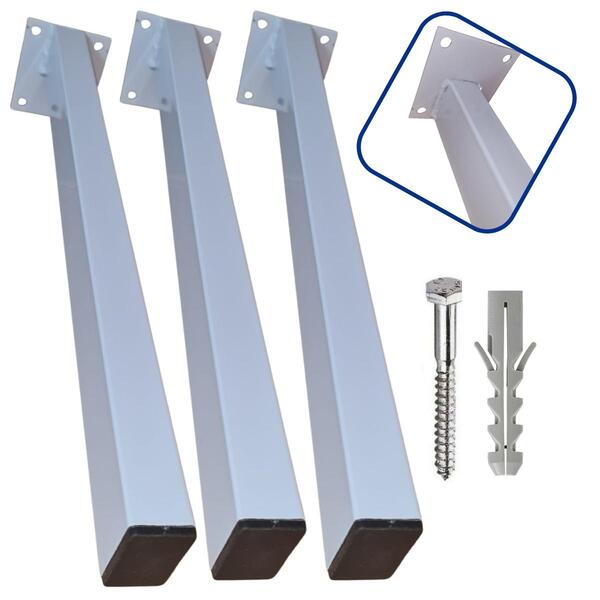 Suporte Para Pia De Parafusar 60 Cm 3 Peças Grapa Marmore