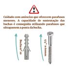 Suporte Para Pia Mão Francesa 50cm - 10un + Kit Parafusos