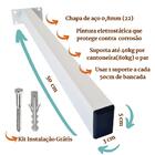Suporte Para Pia Mão Francesa 50cm - 4un + Kit Parafusos