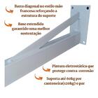 Suporte Para Pia Parafusar Super Reforçado 50cm 10un Bancada