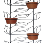 Suporte Para Plantas Em Forma De Folhas Para 5 Vasos