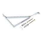 Suporte para Prateleira de Vidro 20cm Cromado Bemfixa