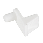 Suporte para Prateleira Madeira Embutir 10x8mm Branco 20 peças