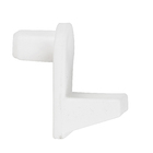 Suporte para Prateleira Madeira Embutir 10x8mm Branco 20 peças