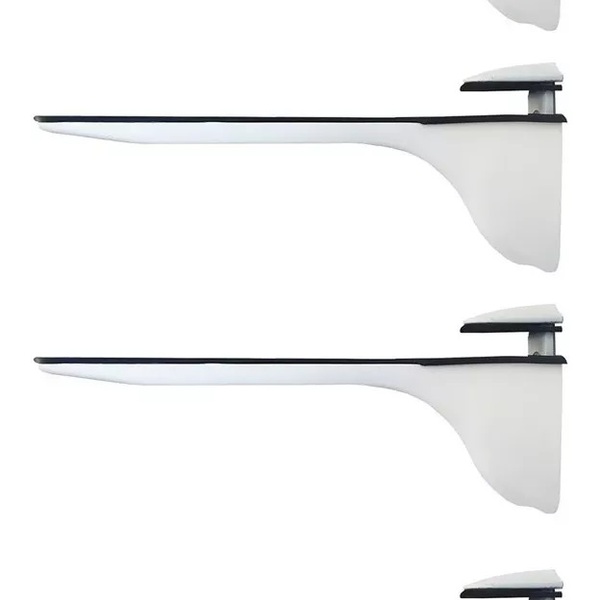 Suporte Para Prateleira Pelicano Branco - 4un