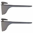 Suporte Para Prateleira Pelicano Cinza - 4un