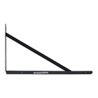 Suporte para Prateleira Reforçado 50cm Preto Bemfixa