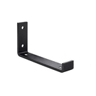 Suporte para Prateleira Zamar em Aço 29,8x2,8cm Preto com Fixação