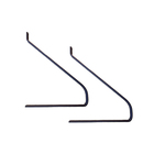 Suporte Para Prateleiras Mão Francesa Preto Invertidas Suport