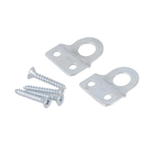 Suporte para Quadro 2x1mm Aço Carbono Prata 2 peças