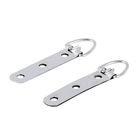 Suporte para Quadro 3,3x1mm Aço Carbono Prata 2 peças