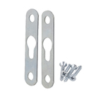 Suporte para Quadro 40x0mm Aço Prata 2 peças