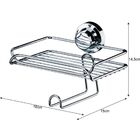 Suporte Para Rolo De Papel Higiênico Com Porta Objetos De Ban