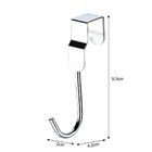 Suporte Para Roupa Toalha Cabide Gancho Multiuso - Aço Cromado