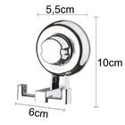 Suporte Para Roupa Toalha Cabide Gancho Multiuso Duplo Com Ve