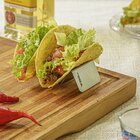 Suporte Para Servir Ou Expor 2 Ou 3 Tortilhas Tacos Em Inox