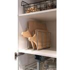 Suporte Para Tábua De Corte Carne Duplo Organizador Aramado P