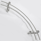 Suporte Para Taças Curvo Organizador Armário Aço Cromado