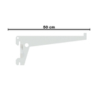 Suporte para Trilho 50cm Simples Encaixe Bransforma