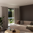 Suporte para Trilho de Cortina Burny 9cm Níquel Acetinado Inspire