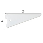 Suporte para Trilho Aço Ordenare Fico Forte 18,20x7,10cm Branca