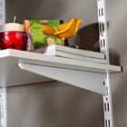 Suporte para Trilho Aço Ordenare Fico Forte 38,30x7,10cm Branca