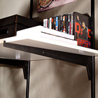 Suporte para Trilho Aço Ordenare Versátil 52x12,20cm Preta