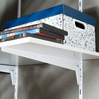 Suporte para Trilho Aço Ordenare Versátil 52x12,50cm Branca