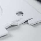 Suporte para Trilho Aço Utilfer 7x26cm Branco