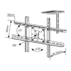 Suporte para TV Articulado de 10" a 70" Brasforma