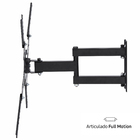 Suporte para TV Articulado de 23" a 60" de Parede Lexman Movimento Total Universal Preto