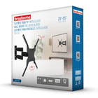 Suporte para TV Articulado Metal Preto 23" a 55" SBRP145 Brasforma