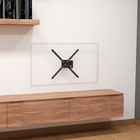 Suporte para TV Articulado com Braço Curto Parede Até 60'' Preto Lexman