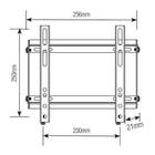 Suporte para TV Fixo de 23" a 42" Ultra Slim Brasforma