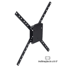 Suporte para TV Inclinável de 10" a 50" de Parede Lexman Universal Preto